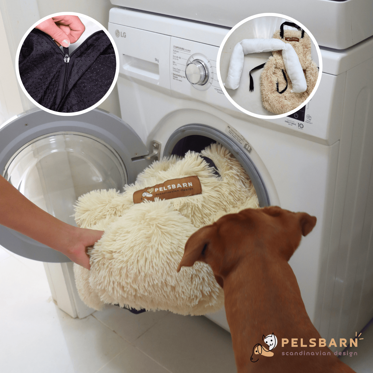 Pelsbarn Auto Hondenmand + Gratis Veiligheidsriem
