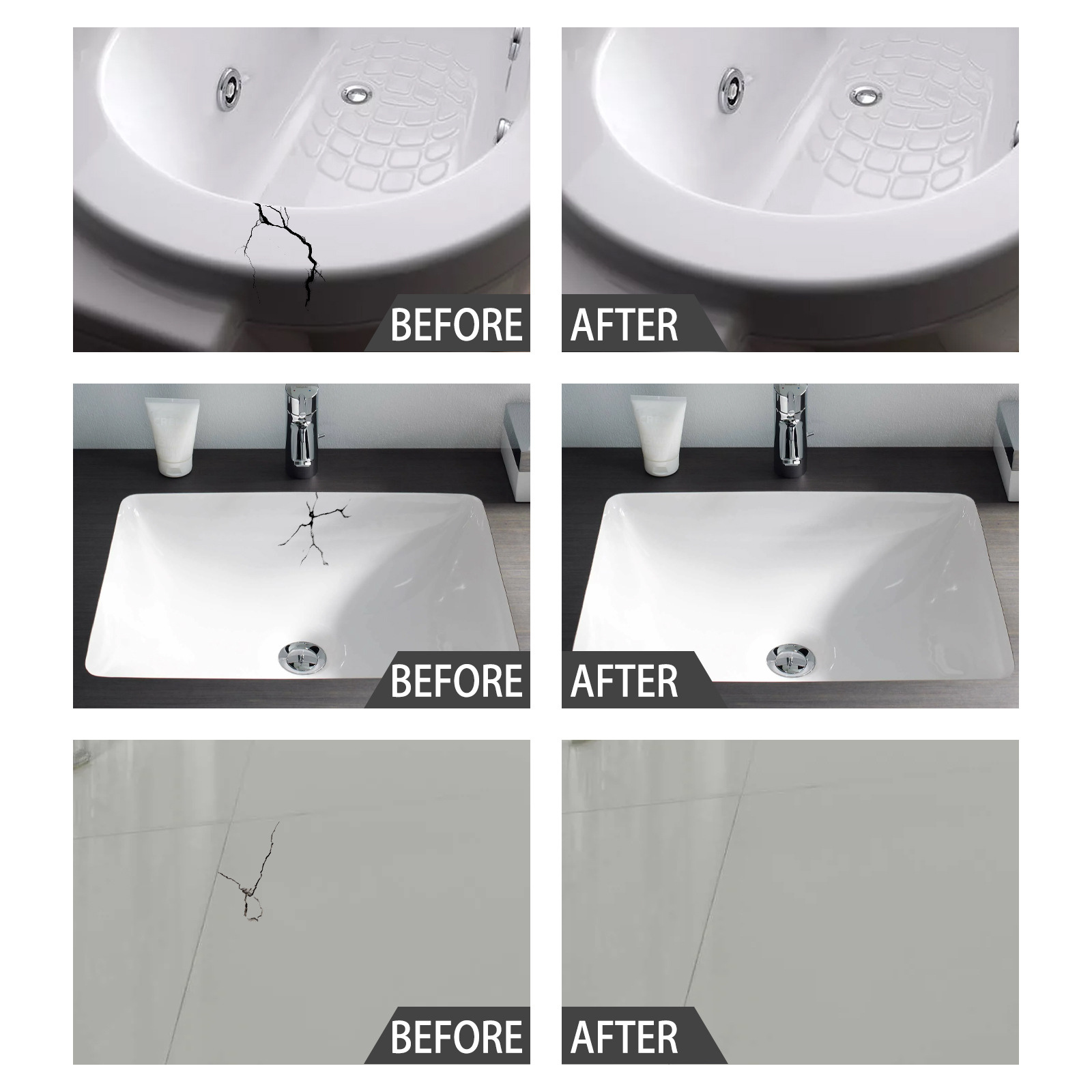 CeramicPaste - Keramisch Tegel Reparatie Plakken Set